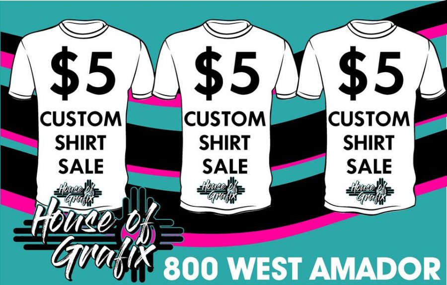 House of Grafix $5 Custom Shirt Sale