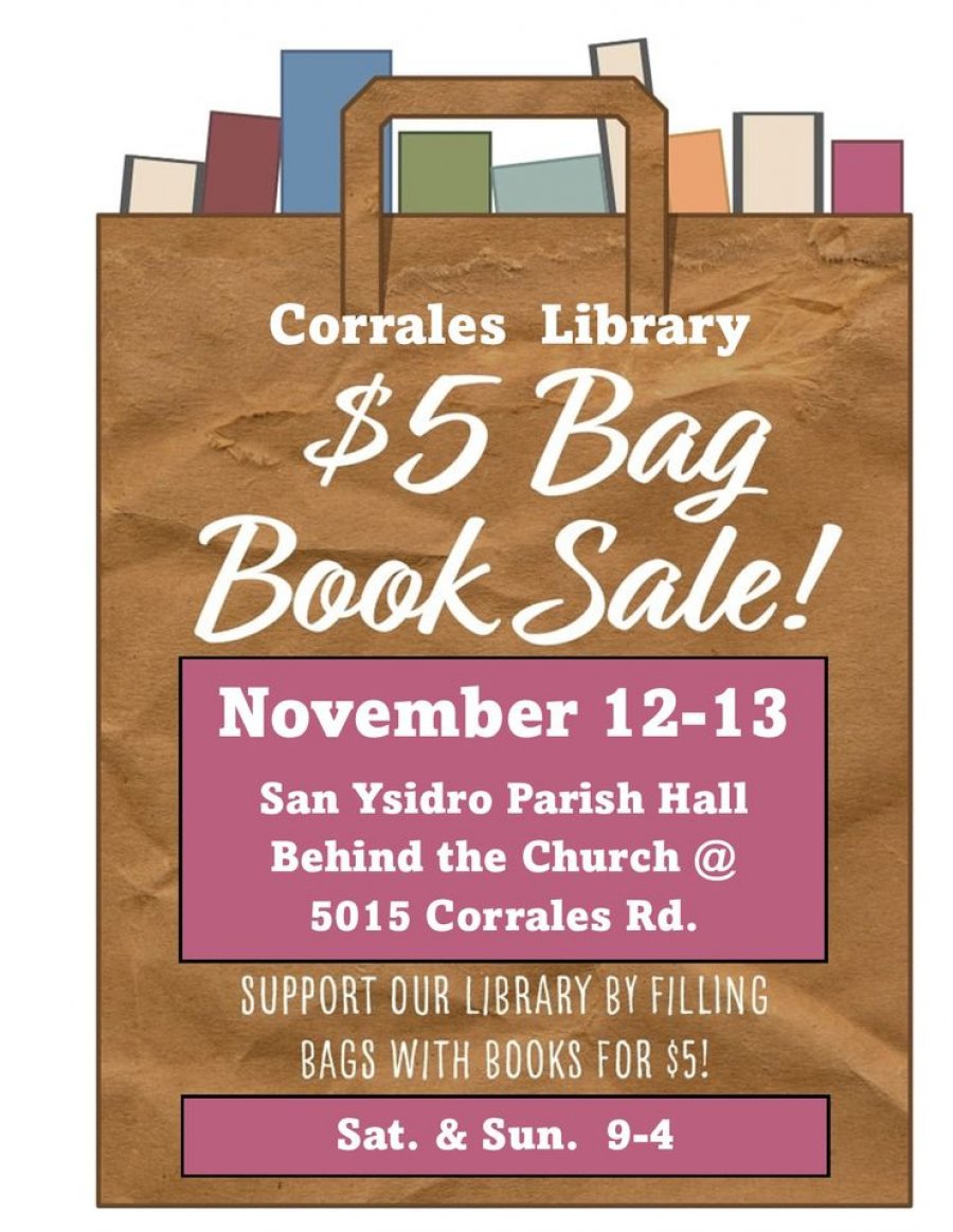 Corrales Library $5 Bag Book Sale